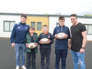 Clavin Nash and Ronan O Mahony from Munster and Ireland Rugby 